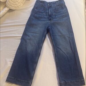 Anthropologie Colette high waisted cropped jeans by Maeve Size 28